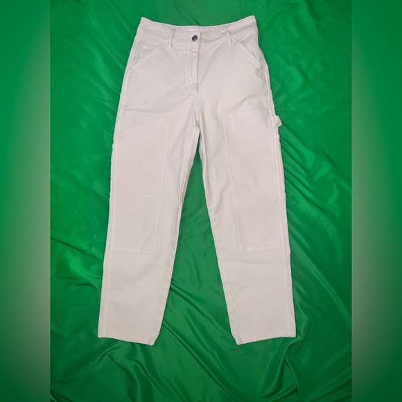 Aritzia Wilfred Free Cream Cargo Pants size 2 - Picture 1 of 8